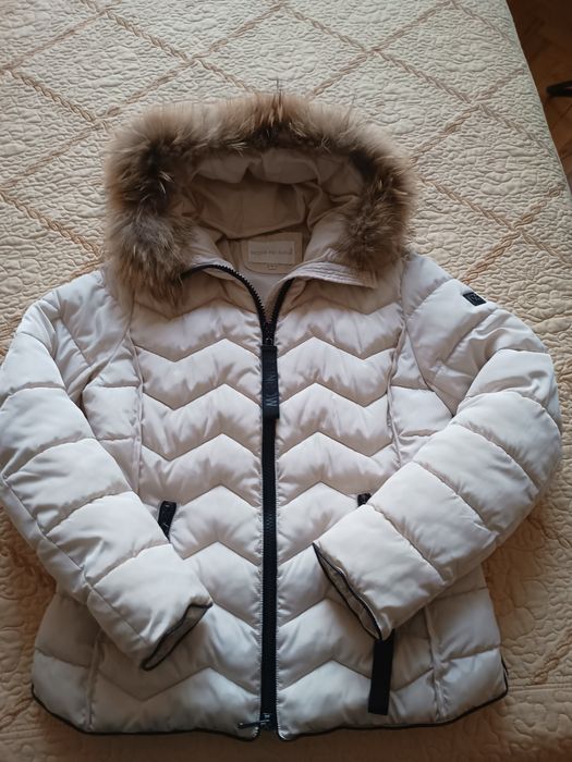 Дамско яке с естествен  пух