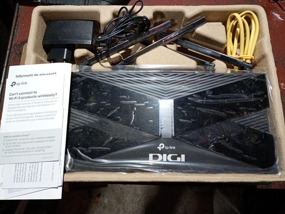 Router TP-Link wifi 6 AX 3000 Dual band, NOU !