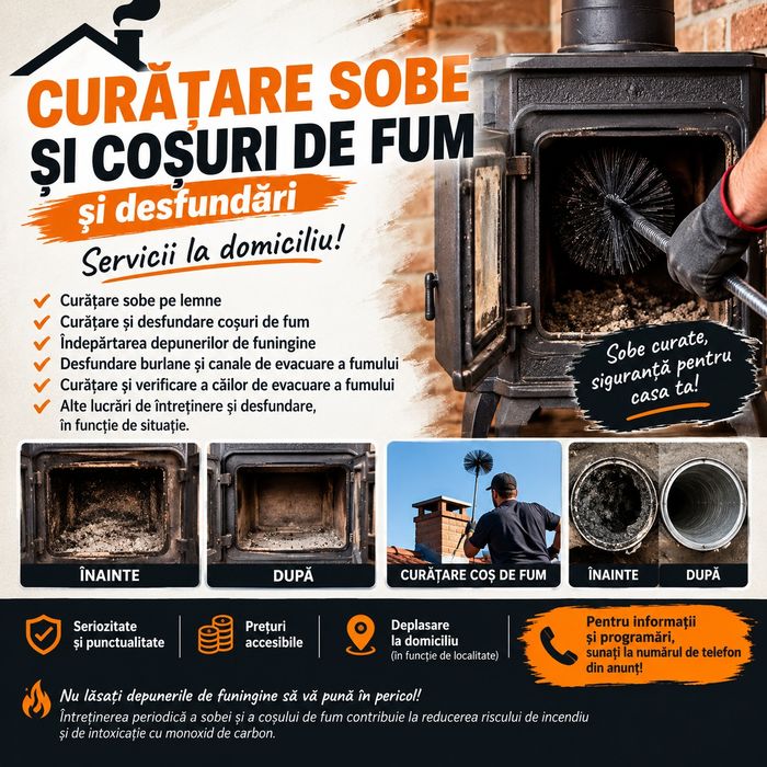 Curatare sobe si cosuri fum
