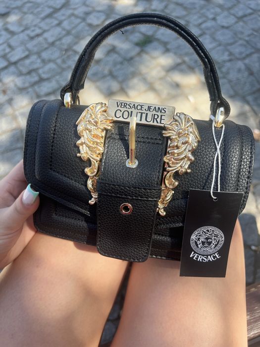 Geantă Versace neagră nouă