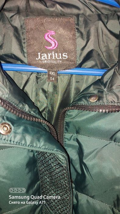 Пуховик 54р-р,мех чернобурка