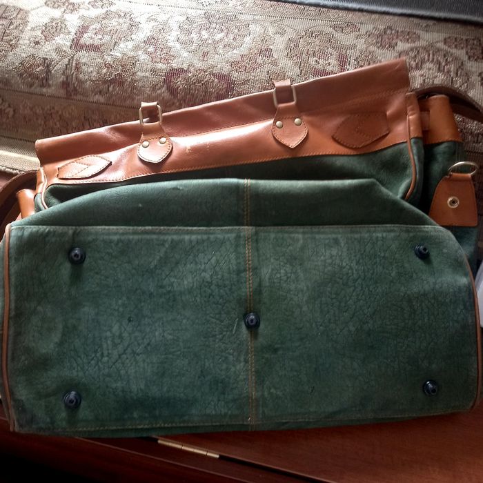 Сумка из кожи слона