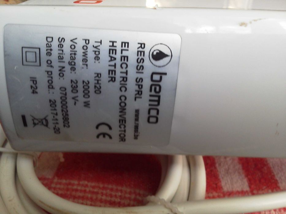 Convector Electric Digital.