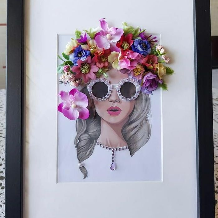 Цветочные 3D Картины