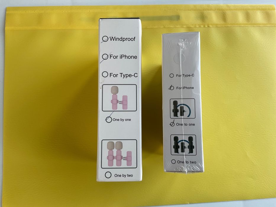 Безжичен петличен микрофон K60, шумопотискащ запис .