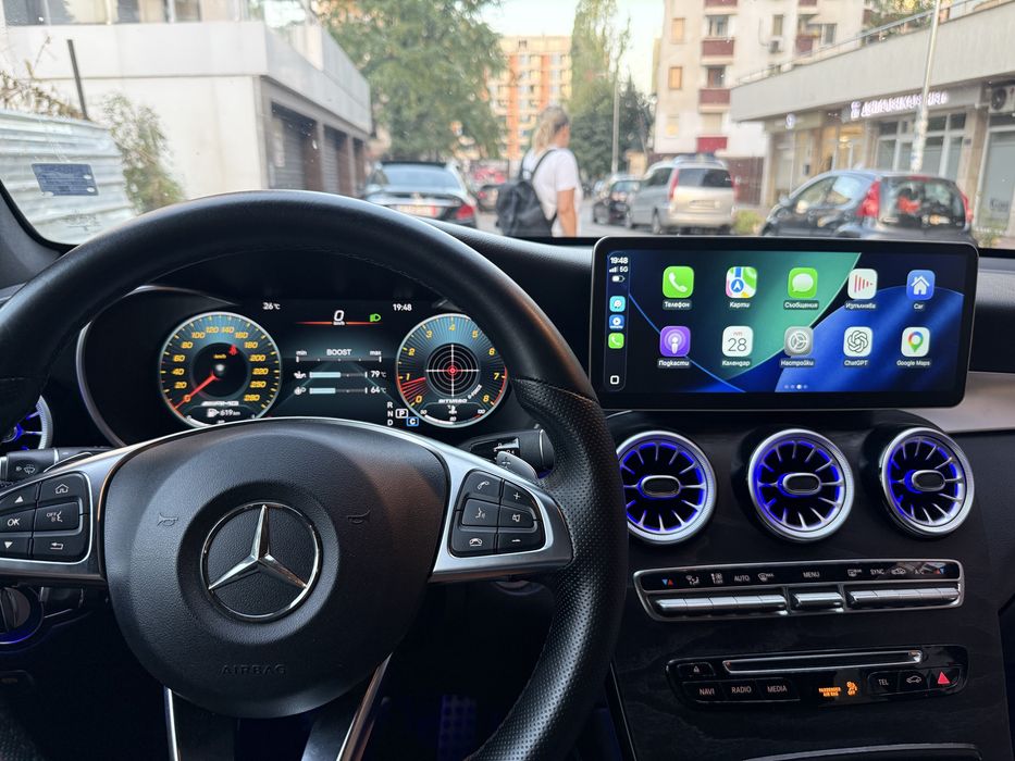 12.3” мултимедия • Touch • CarPlay • Android Auto | Дигитални километражи | Mercedes