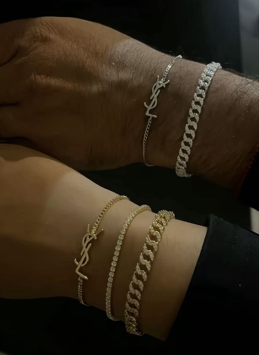 YSL bracelet gold & silver