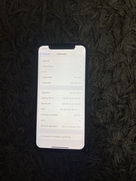 Vand Iphone X ! 256 gb