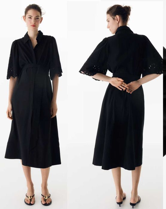 Новые платья H&M, лен/хлопок, размер L (50/56) / XL(54/60)/ XXL(58/64)