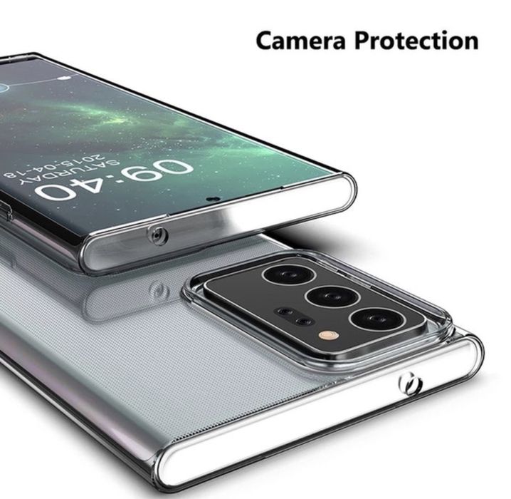Samsung Note 20 Ultra Husa TPU 0.2 Transparenta Protectie Camera