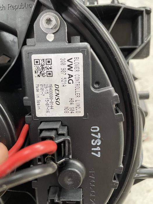 Aeroterma caldura ventilator VW Passat b8 superb 3