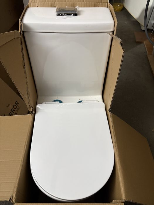 Моноблок с вградено казанче и задно оттичане