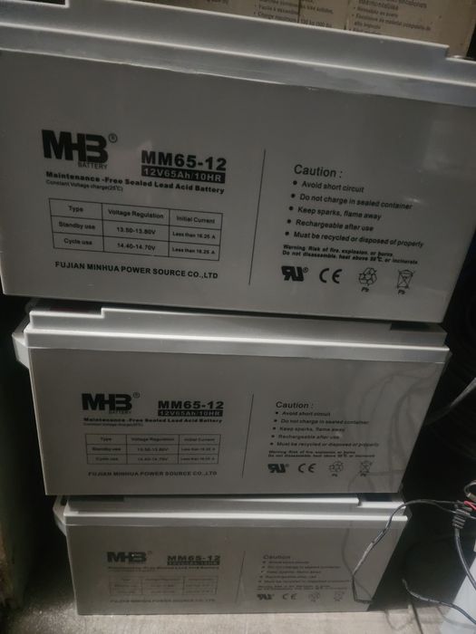 AGM акомуляторы 12v 65amp