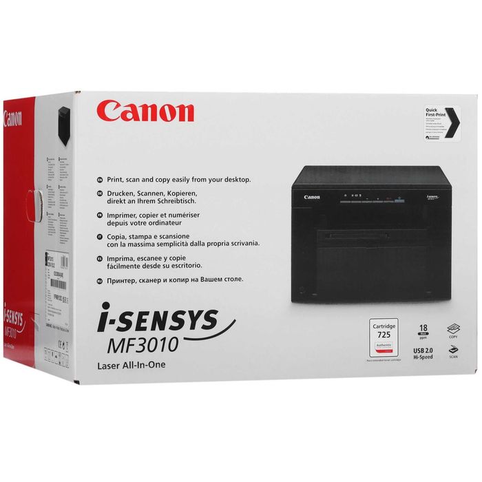 - МФУ Canon i-SENSYS MF3010 (A4, USB)
