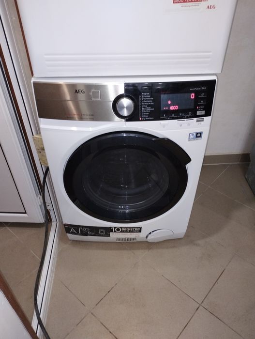 Пералня със сушилня AEG Series9000 Термопомпа