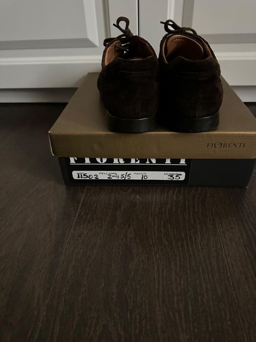 Pantofi din piele naturala intoarsa , Massimo Dutti , numarul 41