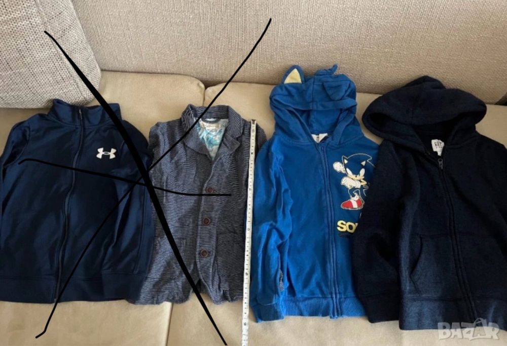 Голям лот маркови дрехи за момче 128/134-zara,hm,gap,tommy,under