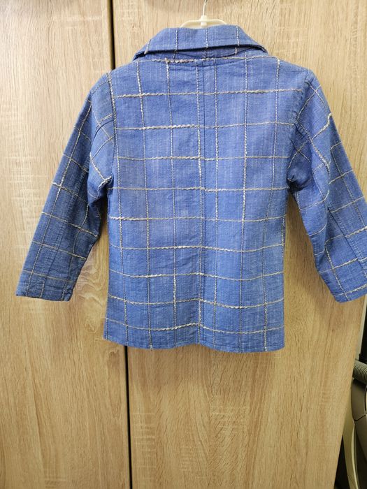 Пиджак детский синий