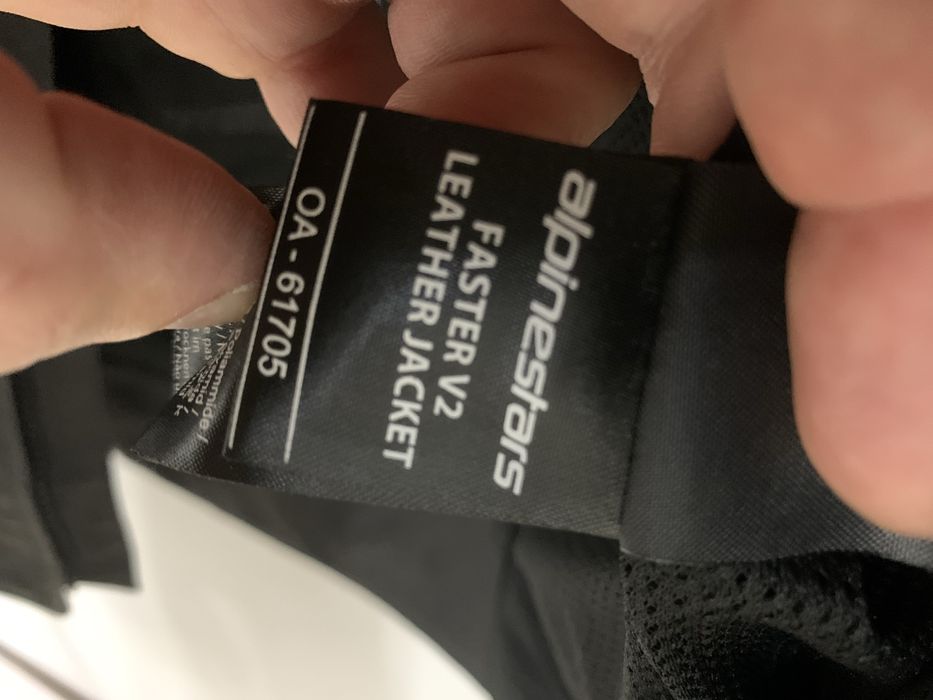 Кожено яке Alpinestars Faster v2