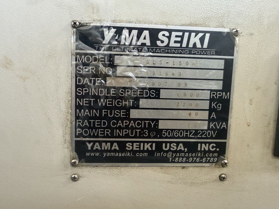 CNC Струг YAMA SEIKI GLS-150M + Прътоподаващо + FANUC Oi-TC