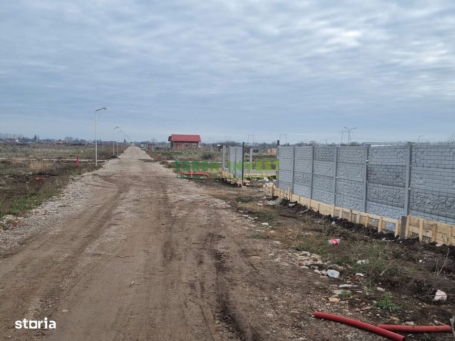 DN4 Popești -Frumușani -  Vânzare teren 500 mp