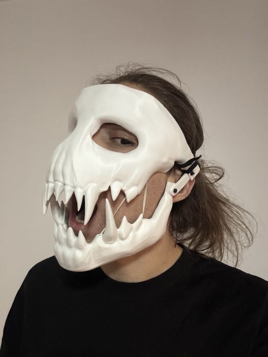 Mască printată 3D cu maxilar articulat – Halloween / Colecție