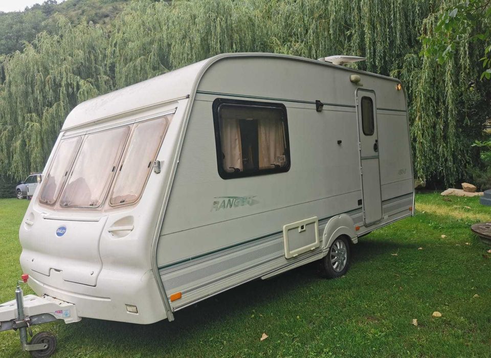 Rulota Bailey Ranger 450/2 - Inmatriculata in Romania - 2001 / 2-3 locuri / Incalzire gaz /Curent / Dus / WC
