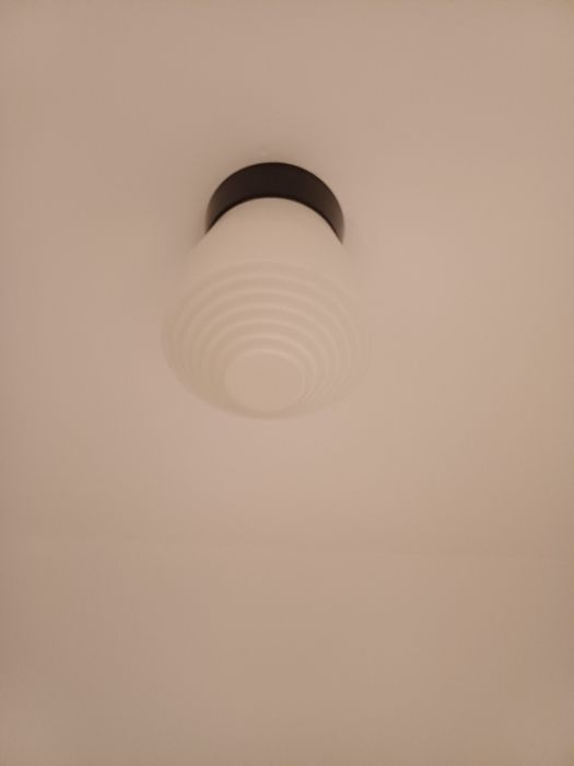 Accesoriu decorațiune lumina vintage colectie opalina Germania 1960