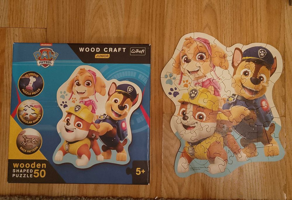 Дървени пъзели Trefl 50 части Пес Патрул / Paw Patrol Wood Craft