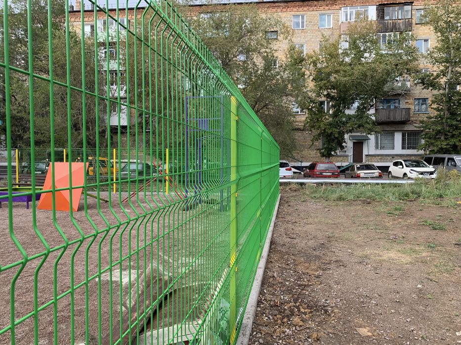 3 д забор, 3d ограждение, еврозабор, вольер