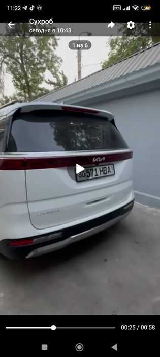 Kia carnival satiladi yangi