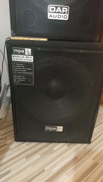 Музика колони dap audio 15 ки 18  инча активен бас