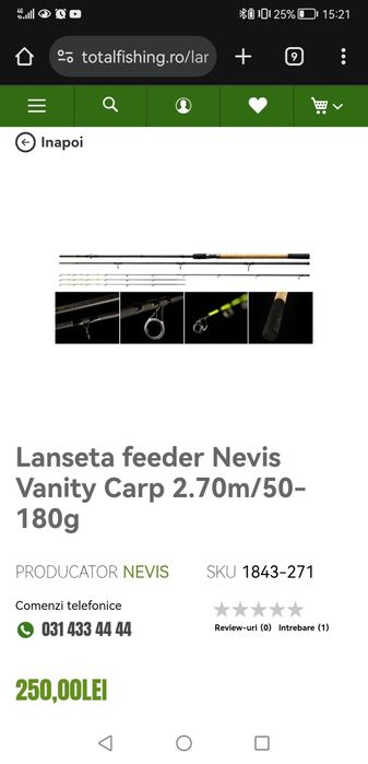 Vand Lansete si mulineta