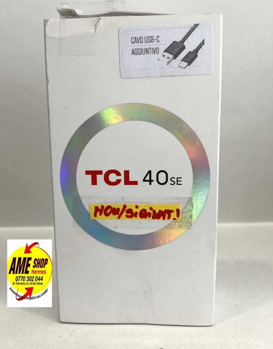 TCL 40SE, 256GB/6GB RAM, baterie 5010mAh, NOU/Sigilat!
