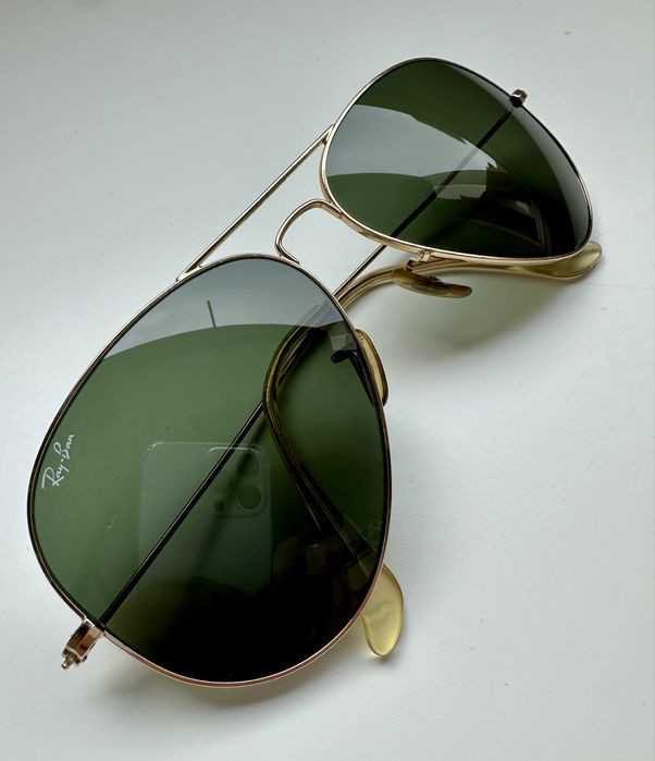 Ray Ban RB3025  Large Metal 62-14 Оригинални G15 зелени лещи