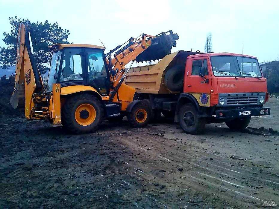Услуги с Комбиниран Багер - Самосвал и Бобкат