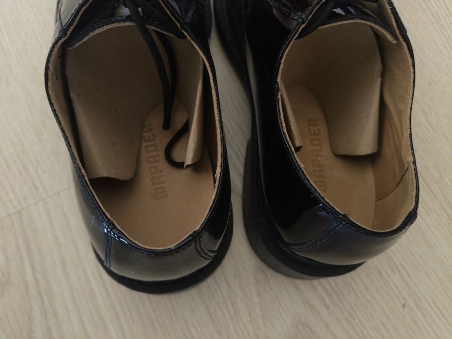 Туфли кожаные лакированные