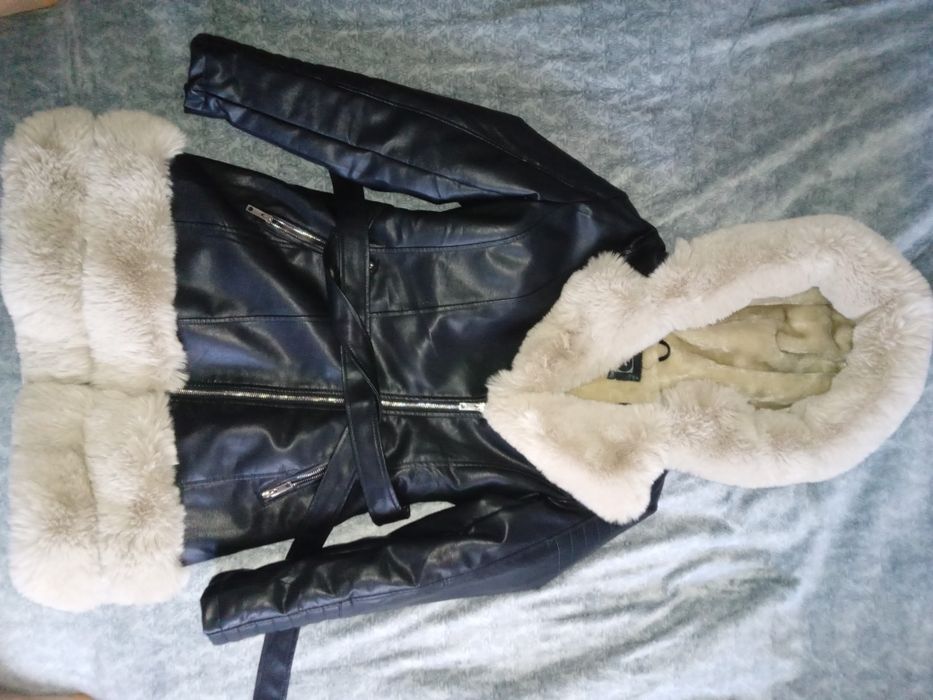 Geacă de damă pt iarnă, piele, mărime L