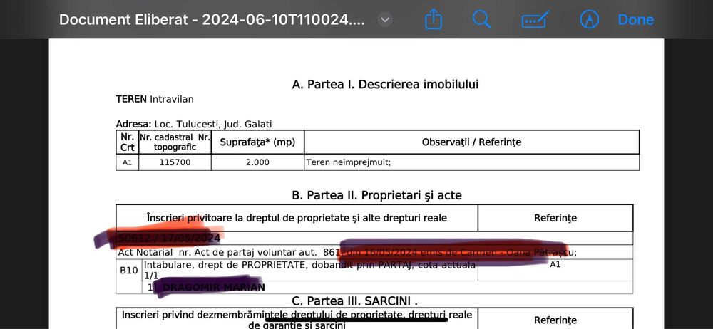 Teren intravilan 2000mp Tulucesti, intersectie DN 26 cu DN24D, aproape de oras