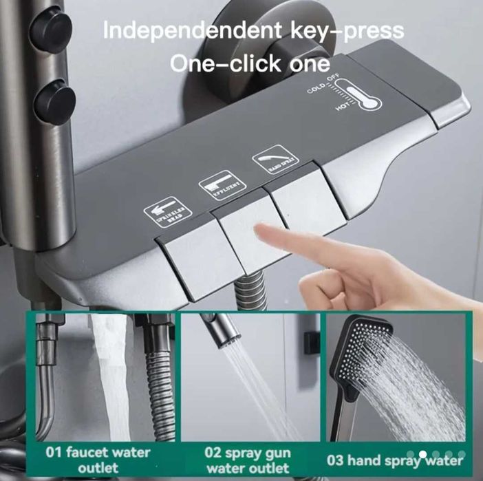 Спешно нов луксозна душ система