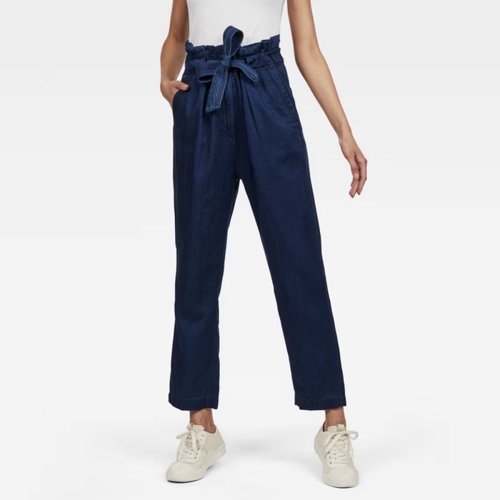 G-STAR RAW дамски панталон Bronson Army – Paperbag