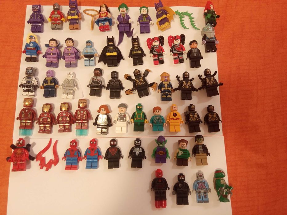 Lego minifigurine super eroi DC si Marvel, TMNT, batman, superman etc