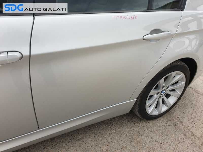 Usa Usi Portiera Portiere Stanga Spate Dezechipata BMW Seria 3 E90 LCI Facelift 2004 - 2011 Culoare Titansilber Metallic