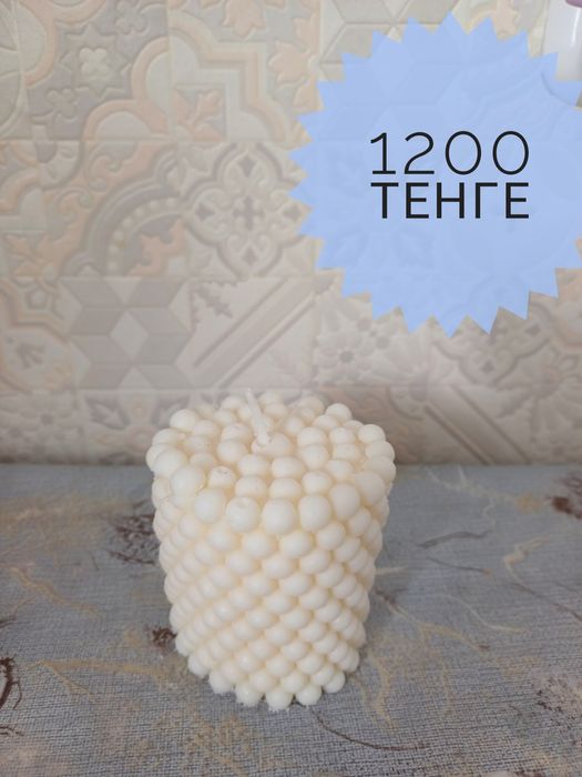 Свечи восковые с ароматом роз