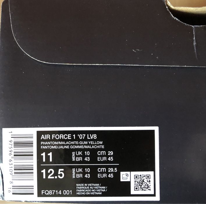 Nike Air Force 1 07 LV8 ОРИГИНАЛНИ мъжки маратонки - 45/29см