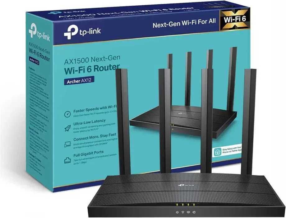 Роутер TP Link Archer AX12 WiFi 6