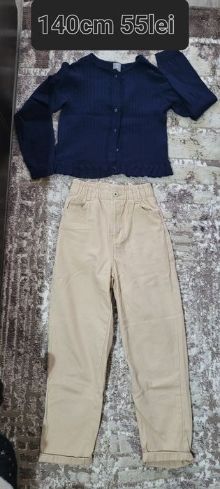 Blugi zara fete 9 si 10ani