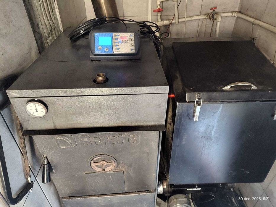 Centrala Beretta  mixta peleti, ulei ars , lemn