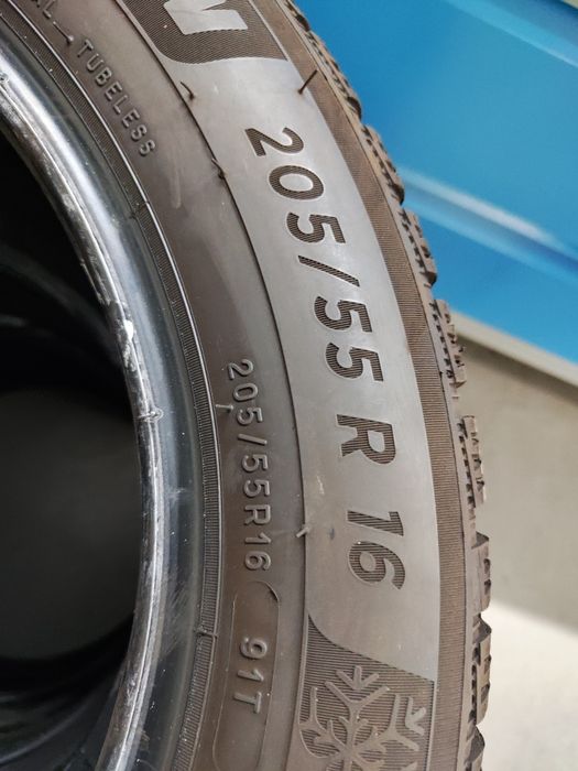 2 бр зимни 205/55/16 Michelin Дот 23г