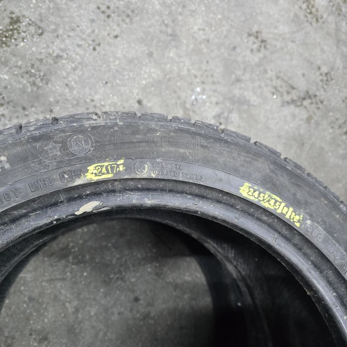 2x 245/45/18 M+S CONTINENTAL Stare excelentă